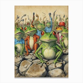 Frogs Canvas Print