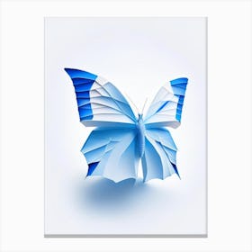 Holly Blue Butterfly Origami Style 1 Canvas Print