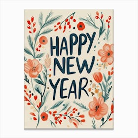 Happy New Year Canvas Print