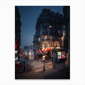 Paris At Night Canvas Print