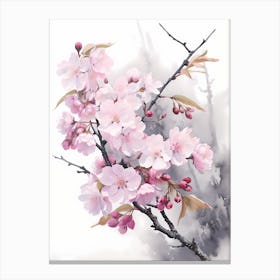 Cherry Blossom Painting 11 Canvas Print