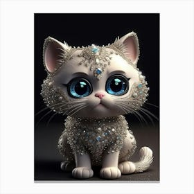 Cute Kitten 4 Canvas Print