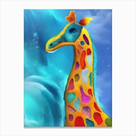 Ginny Giraffe with ai Canvas Print