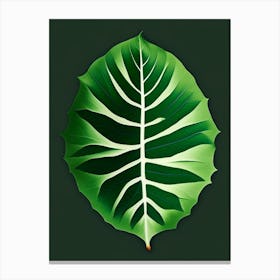 Perilla Leaf Vibrant Inspired Canvas Print