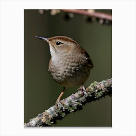 House Wren -Reimagined 3 Canvas Print