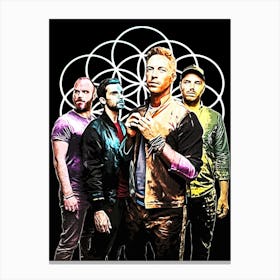 Flower Of Life coldplay band music Canvas Print