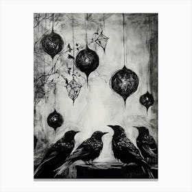 Crows Canvas Print