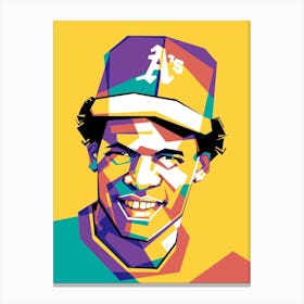 Ricky Henderson Wpap Canvas Print