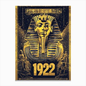 Aihrgdesign A Vintage Poster Celebrating The Discovery Of Tut 70379b48 98c1 4848 Bfe9 30006daa3b4e 2 Canvas Print