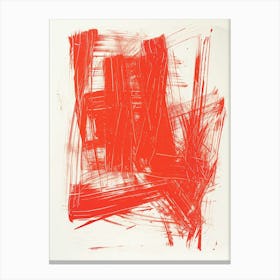 Red Splatter 1 Canvas Print