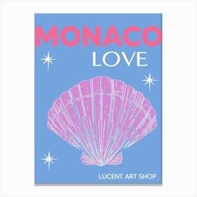 Monaco Love Canvas Print