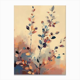 Abstract Of Leaves Canvas Print