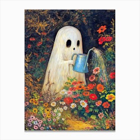 Ghost In The Garden 1 Canvas Print