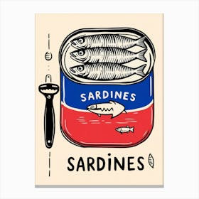 Sardines 22 Canvas Print