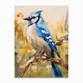 Bird Painting Blue Jay 1 Canvas Print