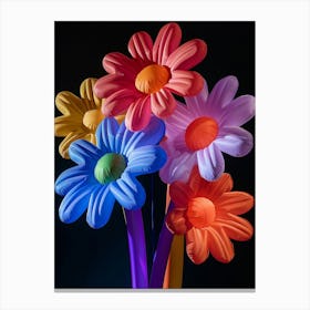 Bright Inflatable Flowers Cineraria 2 Canvas Print