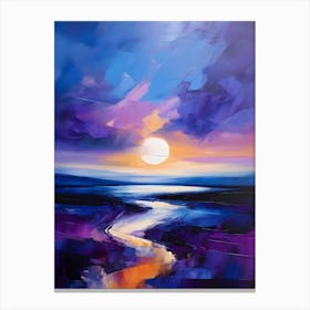 Sunset At Dundee Canvas Print