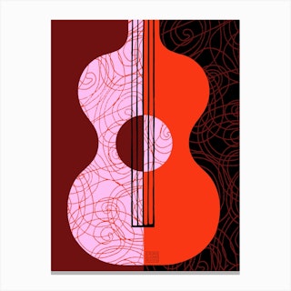Guitar 2 Canvas Print