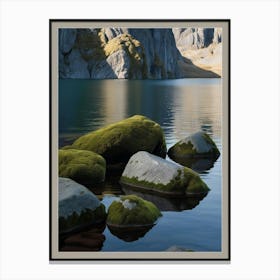 Mossy Rocks 1 Canvas Print