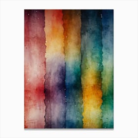 Abstract Watercolor Canvas Print