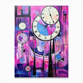 Time Abstract Geometric Illustration 2 Canvas Print