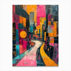 Road To The City Canvas Print