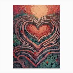 Heart Of The Maze 1 Canvas Print