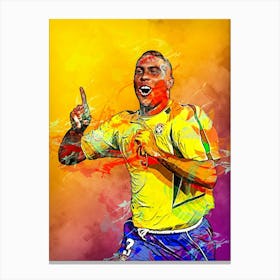 Brazil Ronaldo Canvas Print