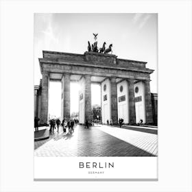 Berlin Bradenburg Gate 2 Canvas Print