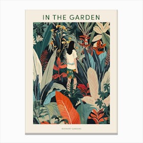 In The Garden Poster Bodnant Gardens 1 Canvas Print