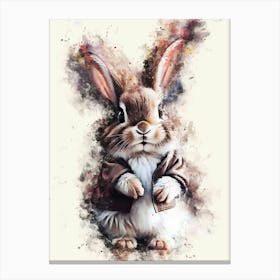 Rabbit Painting Canvas Print