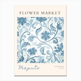 Flower Market art 3 Canvas Print