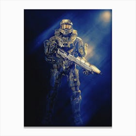 Light Of Heroes ― Halo Master Chief Canvas Print