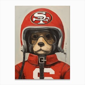 San Francisco 49ers Dressed As Pilot From Star Wars Canvas Print