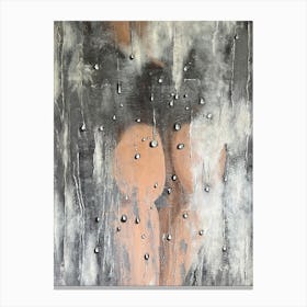 Drops Of Desire — erotic art, nude, body, naked woman, intimate, fantasies Canvas Print
