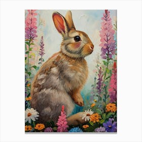 Himalayan Rabbit Painting 4 Canvas Print