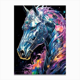 Futuristic Horse 3 Canvas Print