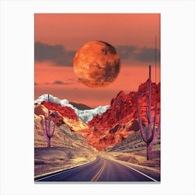 Towards Mars Canvas Print