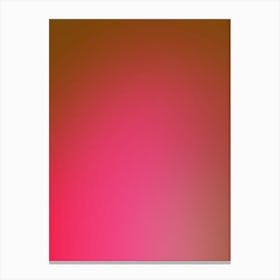 Retro Glowy Aura Gradient Canvas Print