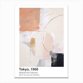 World Tour Exhibition, Abstract Art, Tokyo, 1960 6 Canvas Print