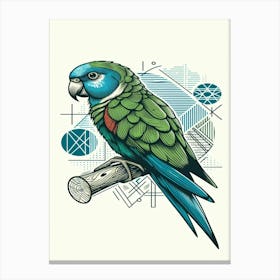 Mochi Parrot Canvas Print