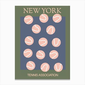 Pink tennis Print Canvas Print