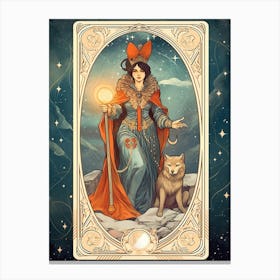 Tarot Card Canvas Print