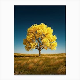 Yellow Tree Stampe su tela