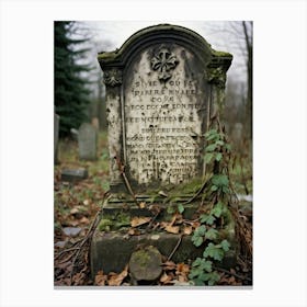 Graveyard Canvas Print