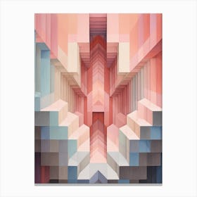Optical Illusion Abstract Geometric 10 Canvas Print