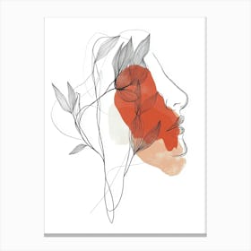 Woman'S Face 1 Canvas Print