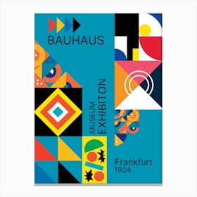 Bauhaus Exhibition Poster Canvas Print