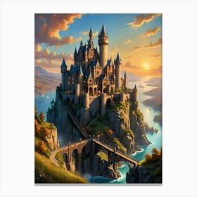 Castle In The Sky Canvas Print