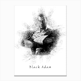 Black Adam Canvas Print
